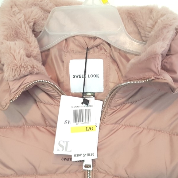 NEW Pink winter puffer jacket coat - Picture 3 of 8